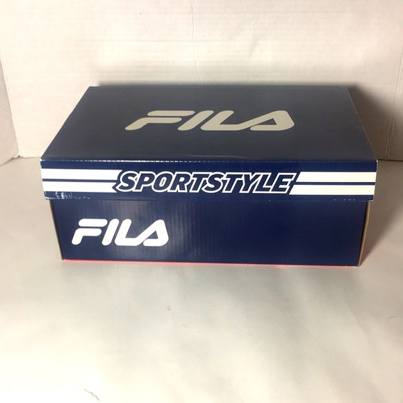 NWT—FILA Women's Machu Low Top Sneaker - White Red Navy  Size 7 - Picture 7 of 7